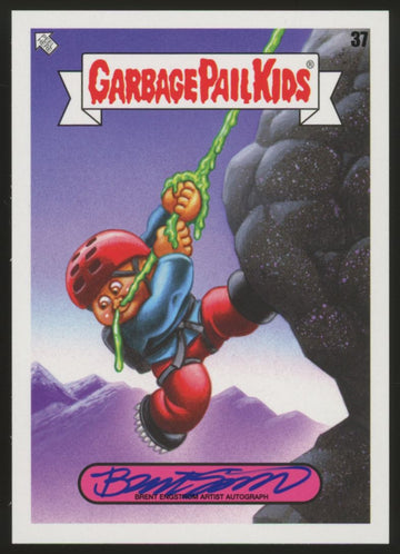 2021 Garbage Pail Kids Go On Vacation Brent Engstrom Artist Auto /75 #37