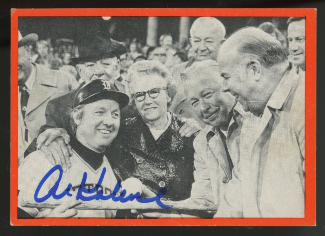 1983 Homeplate Sport Cards Al Kaline Signed Auto #54 JSA Authentic