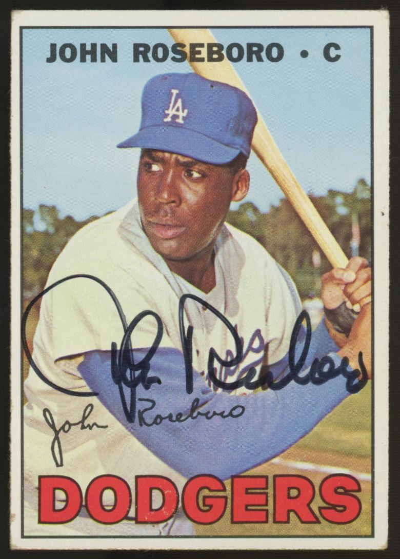 1967 Topps John Roseboro #365 Signed Autographed Card JSA