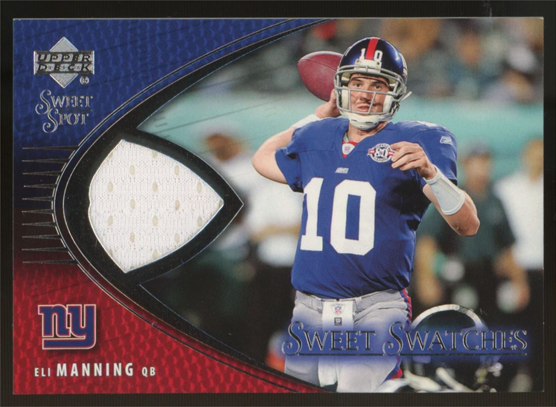 2004 Upper Deck Sweet Spot Eli Manning Sweet Swatches Patch #SW-EM