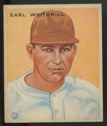 1933 Goudey Earl Whitehill #124 EX