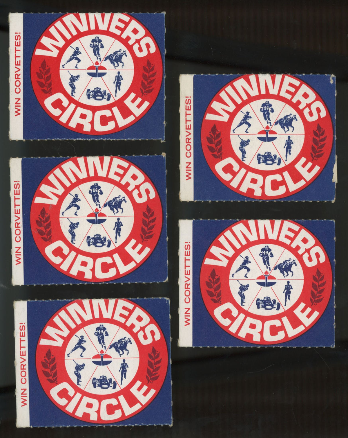1968 American Oil Half Panels (Lot Of 23) VG/EX