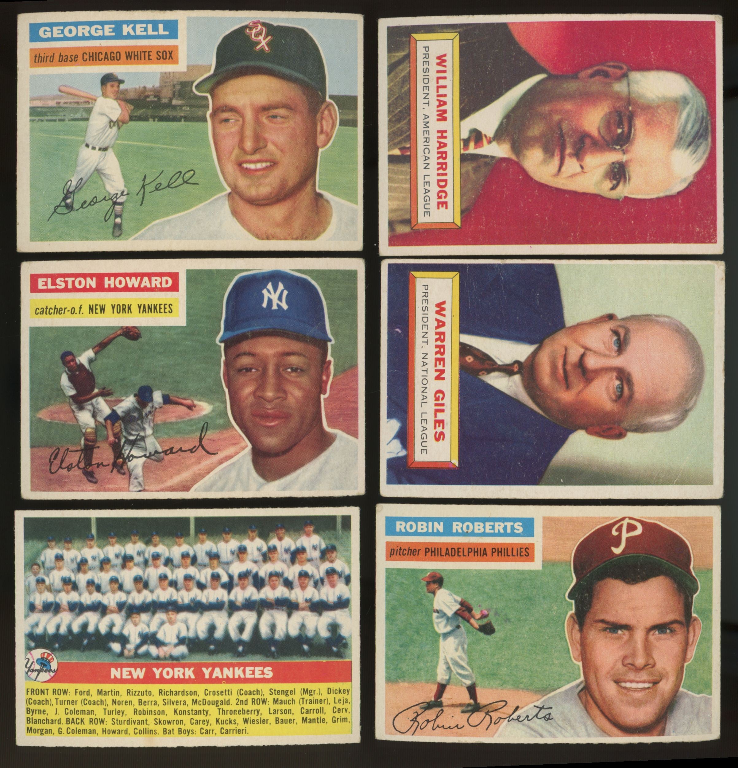 1956 Topps Baseball Complete Set (340) VG-EX