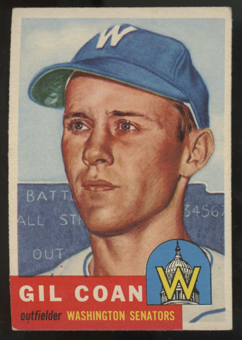 1953 Topps Gil Coan #133 EX