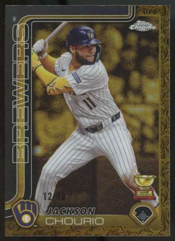 2025 Topps Gilded Jackson Chourio /99 #193