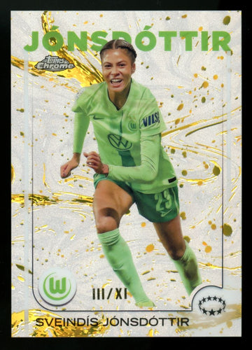 2024-25 Topps Chrome UEFA Women's Sveindis Jonsdottir XI Variation III/XI #16