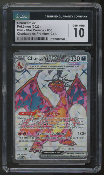 2023 Pokemon Charizard ex Premium Collection Promo #056 CGC 10