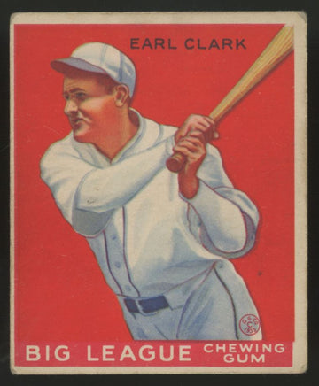 1933 Goudey Earl Clark #57 Good