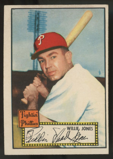 1952 Topps Willie Jones #47 VG/EX
