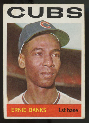 1964 Topps Ernie Banks #55 VG (Crease)