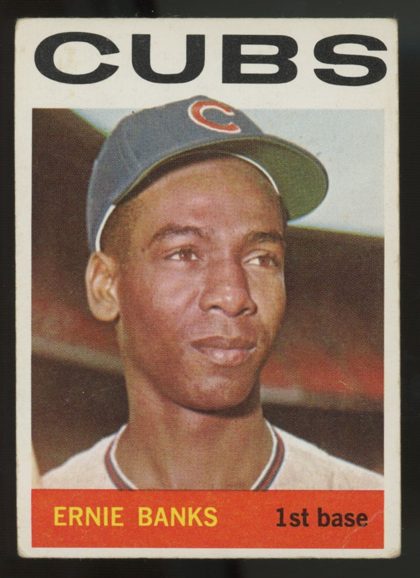 1964 Topps Ernie Banks #55 VG (Crease)