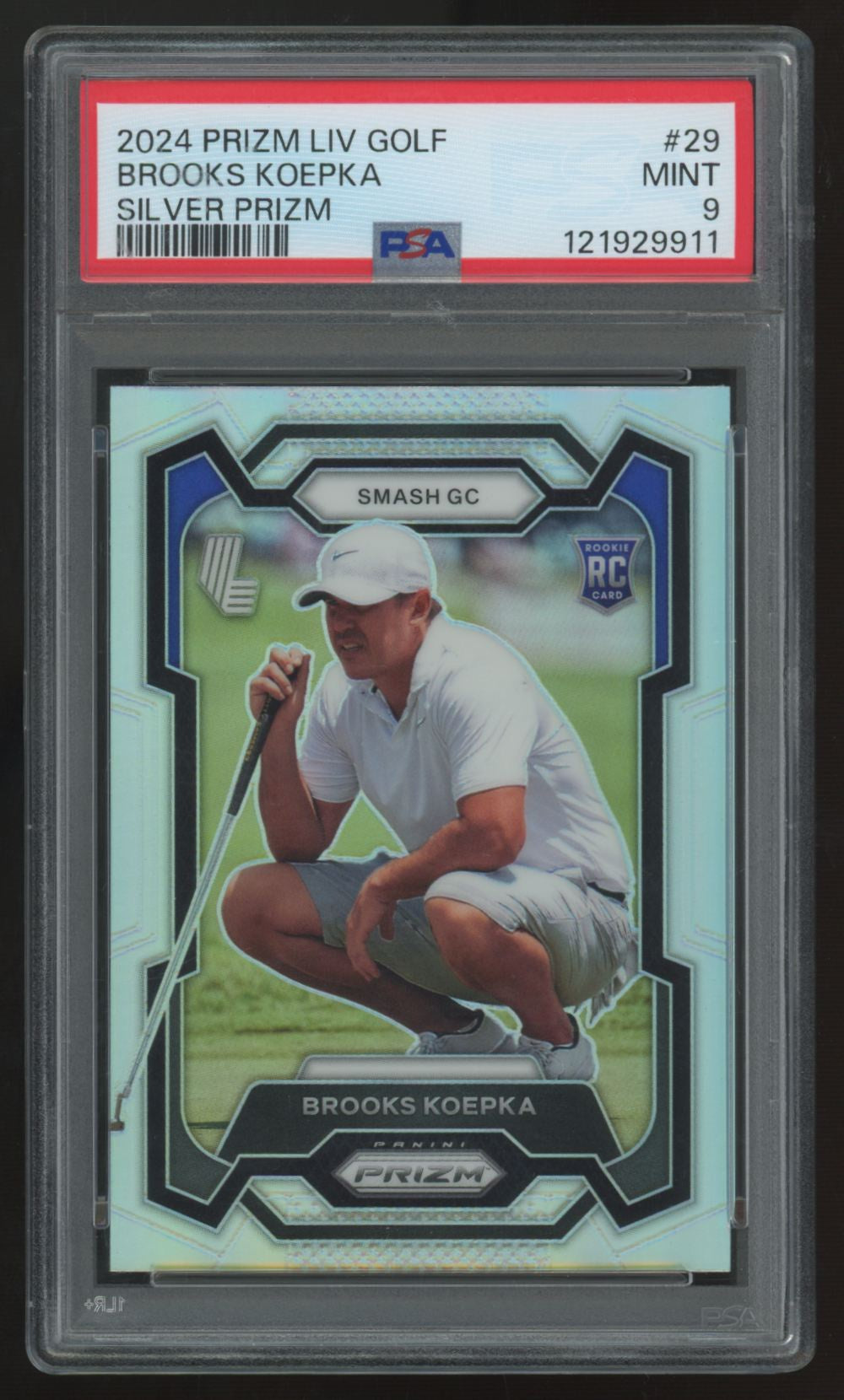 2024 Panini Prizm LIV Brooks Koepka RC Silver #29 PSA 9