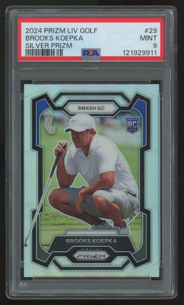 2024 Panini Prizm LIV Brooks Koepka RC Silver #29 PSA 9