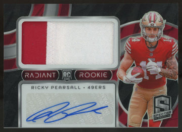 2024 Panini Spectra Ricky Pearsall RC Radiant Rookie Patch Auto RPA /99 #RRP-RPL