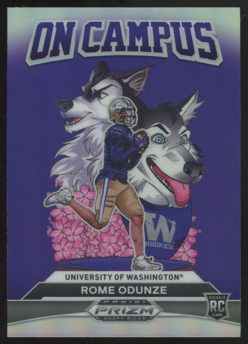 2024 Panini Prizm Draft Picks Rome Odunze RC On Campus #OC-ROE