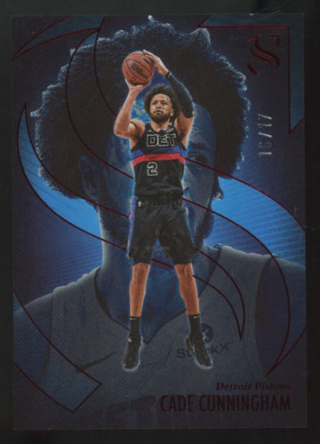 2024-25 Panini Silhouette Cade Cunningham Red /17 #50