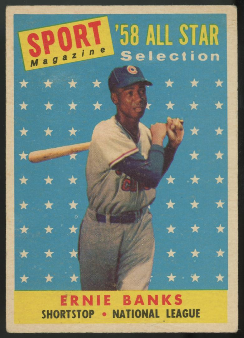 1958 Topps Ernie Banks All-Star #482 EX