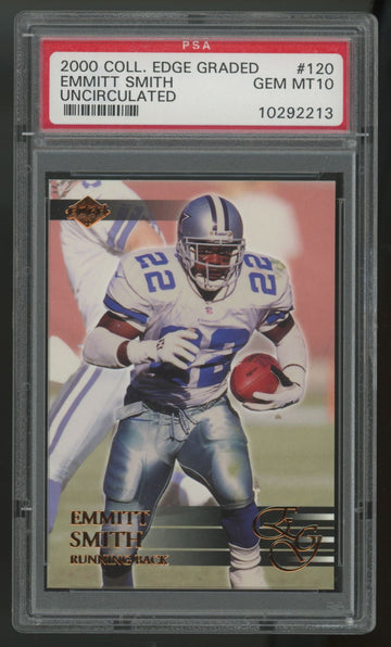 2000 Collector's Edge Emmitt Smith Uncirculated /5000 #120 PSA 10