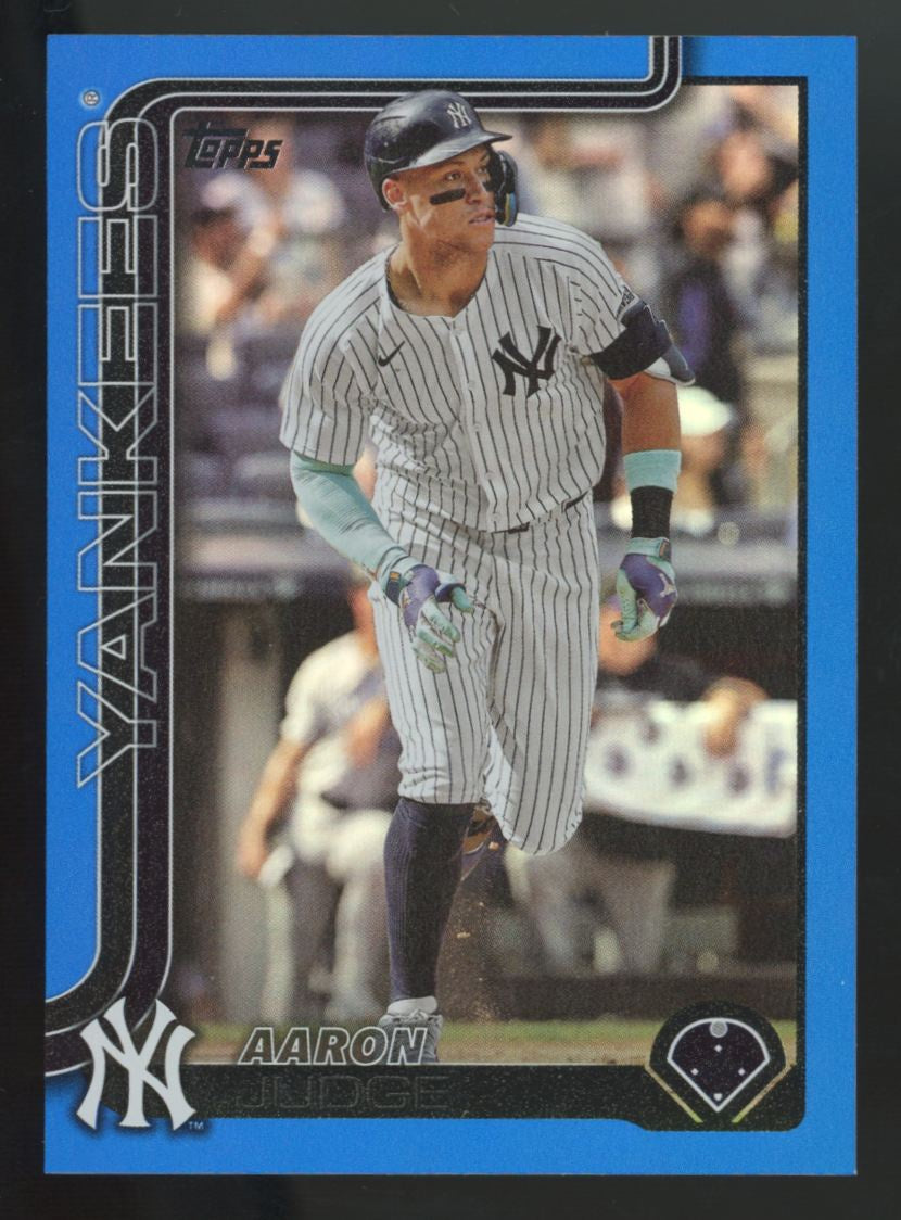 2025 Topps Series One Aaron Judge Blue Holo Foil /150 #300
