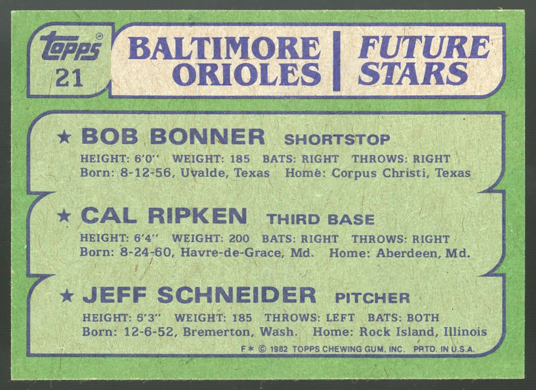 1982 Topps Baseball Complete Set (792) NM+ Cal Ripken Jr. RC