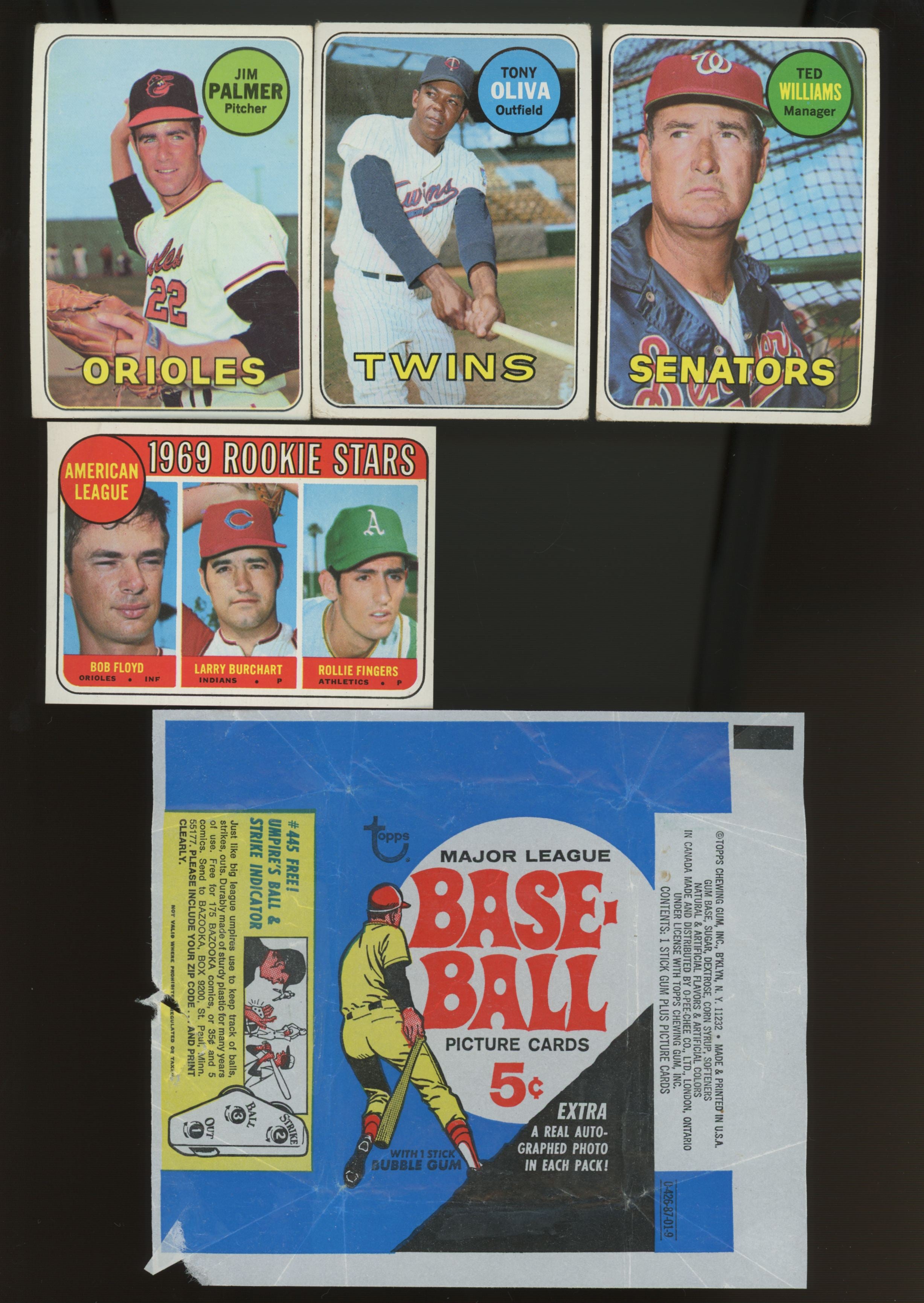 1969 Topps Baseball Complete Set (664) VG-EX w/ Wax Wrapper
