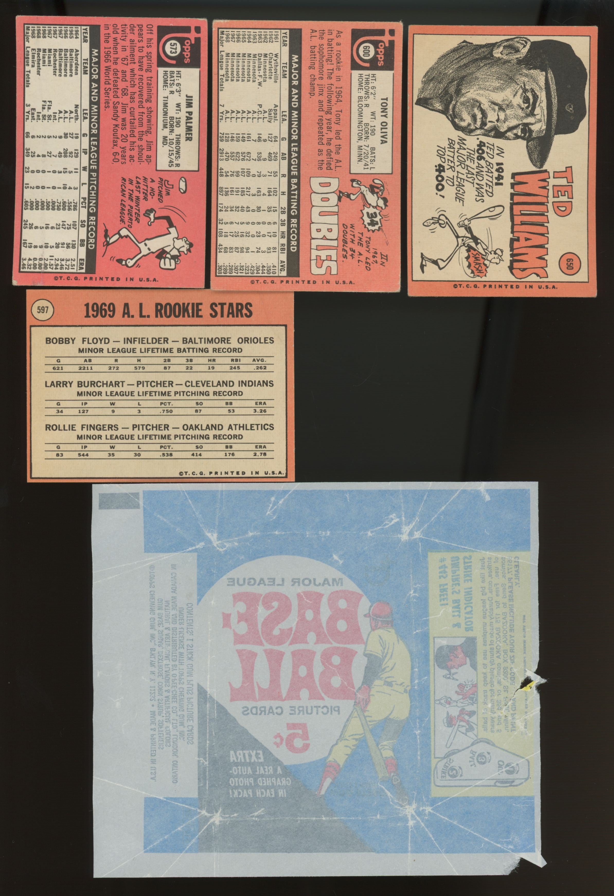 1969 Topps Baseball Complete Set (664) VG-EX w/ Wax Wrapper
