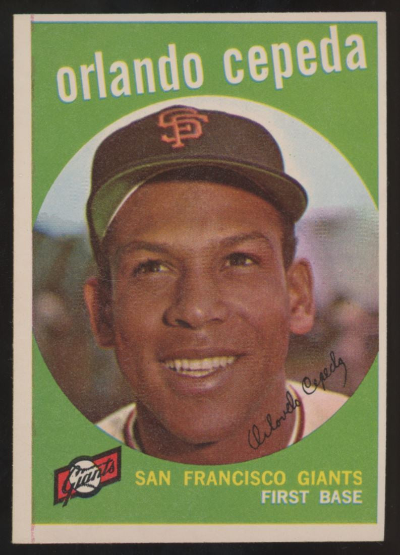 1959 Topps Orlando Cepeda #390 EX/MT-NM
