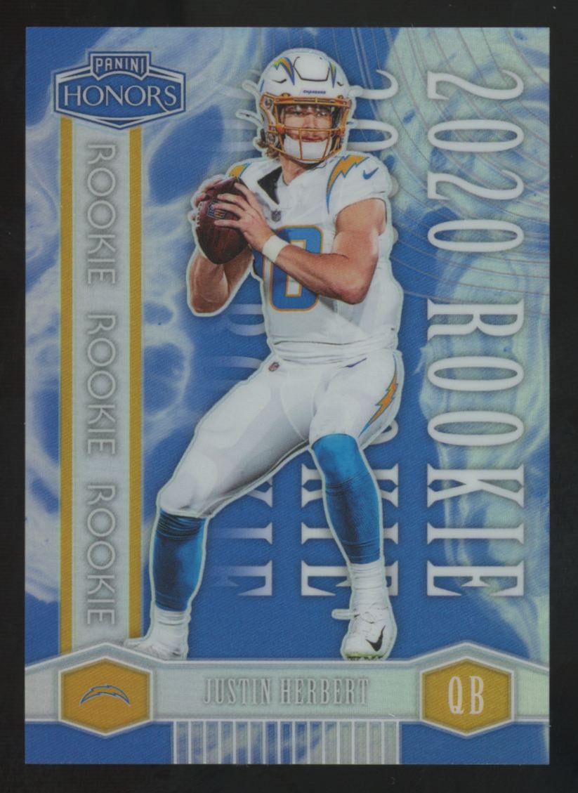 2020 Panini Honors Justin Herbert RC 2004 Design /70 #3