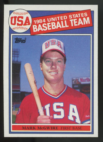 1985 Topps Mark McGwire RC #401 NM