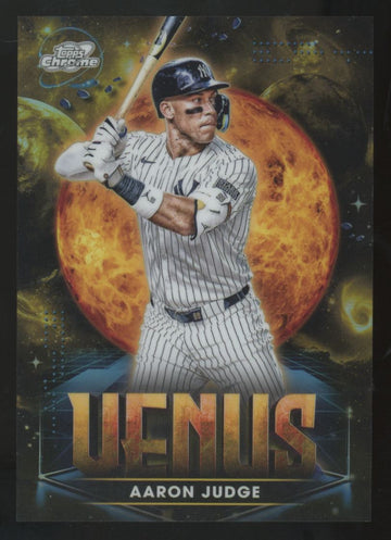 2025 Topps Chrome Cosmic Aaron Judge Planetary Pursuit Venus SSP #PPV-1