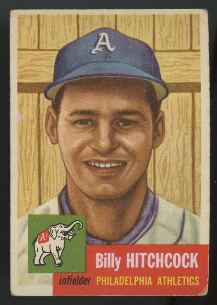1953 Topps Billy Hitchcock #17 Poor