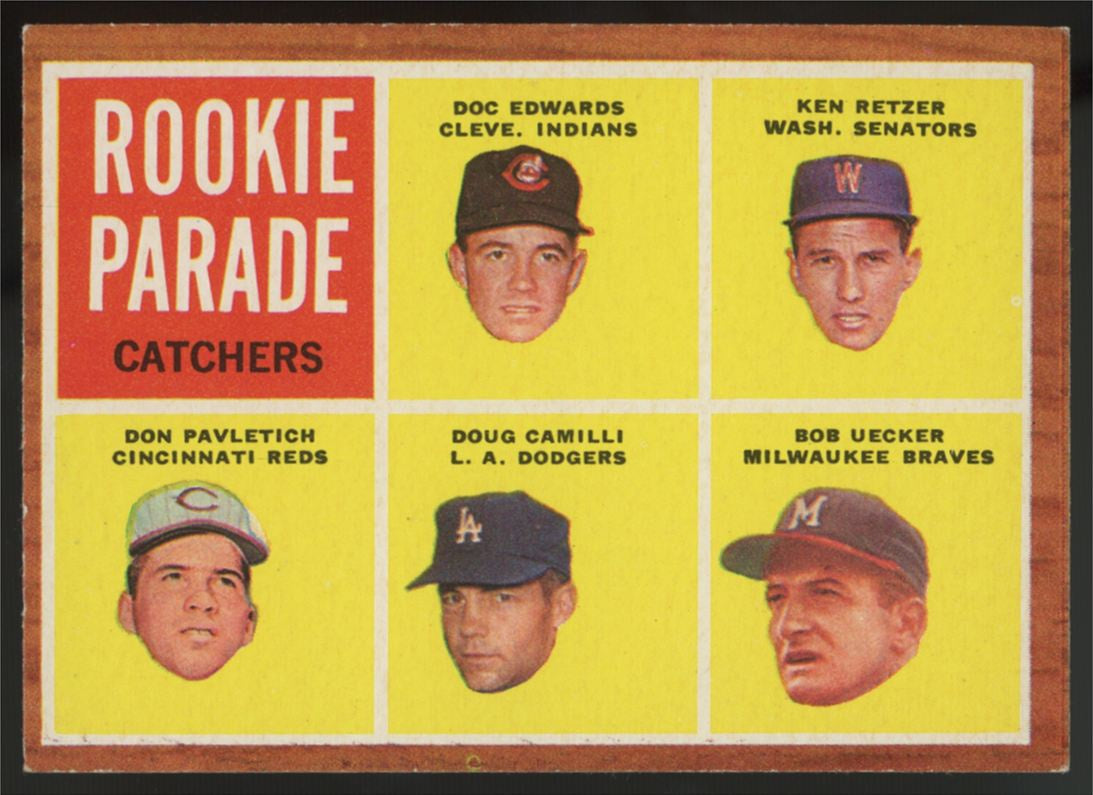 1962 Topps Bob Uecker RC Rookie Parade #594 EX/MT