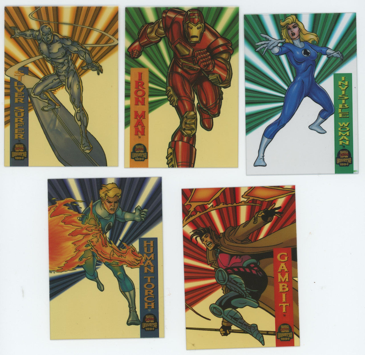 1994 Fleer Marvel Universe Suspended Animation Complete Set (10)