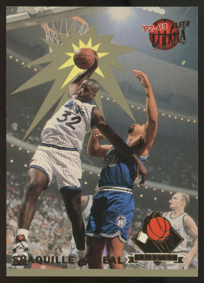 1992-93 Fleer Ultra Shaquille O'Neal RC Rejector #4