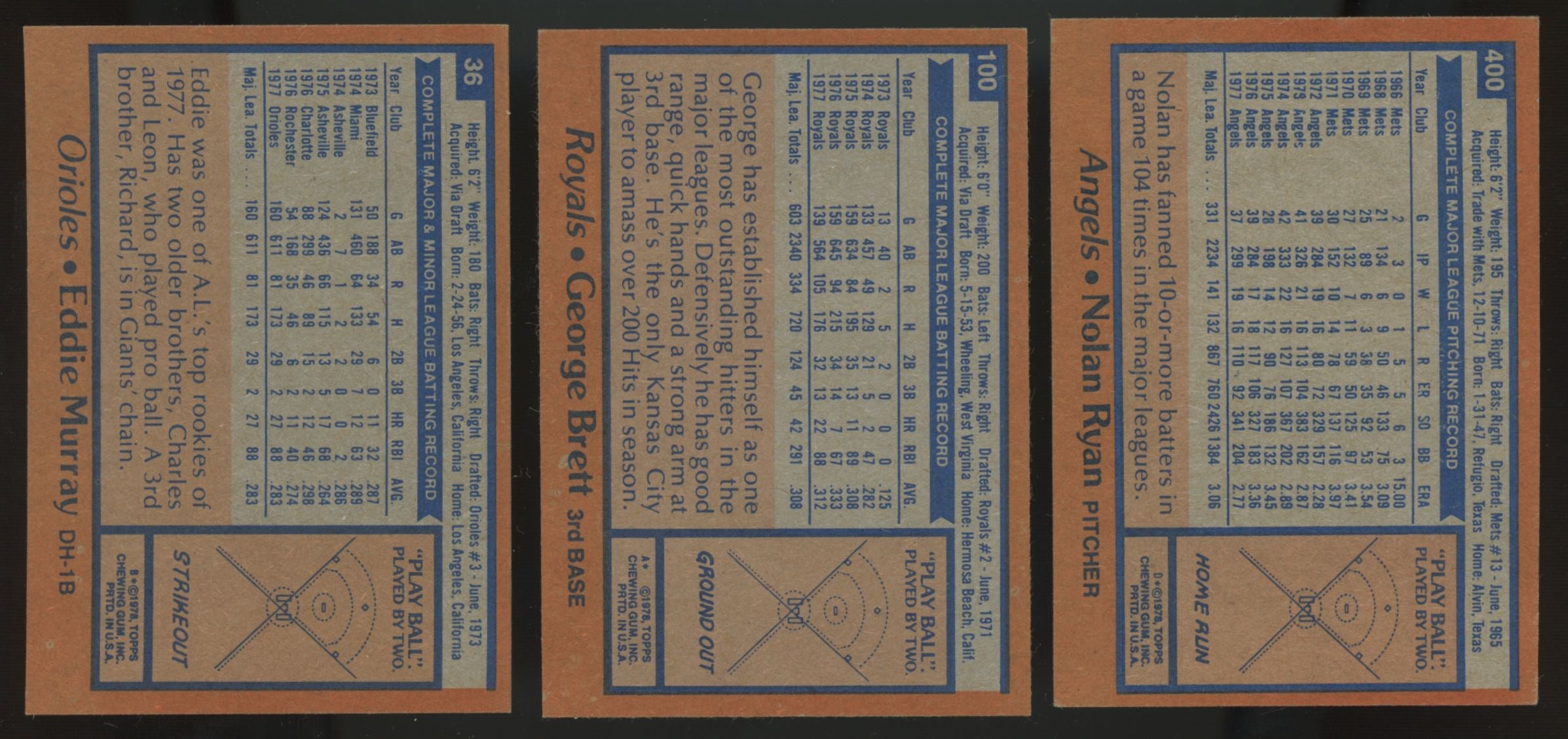 1978 Topps Baseball Complete Set EX/MT-NM
