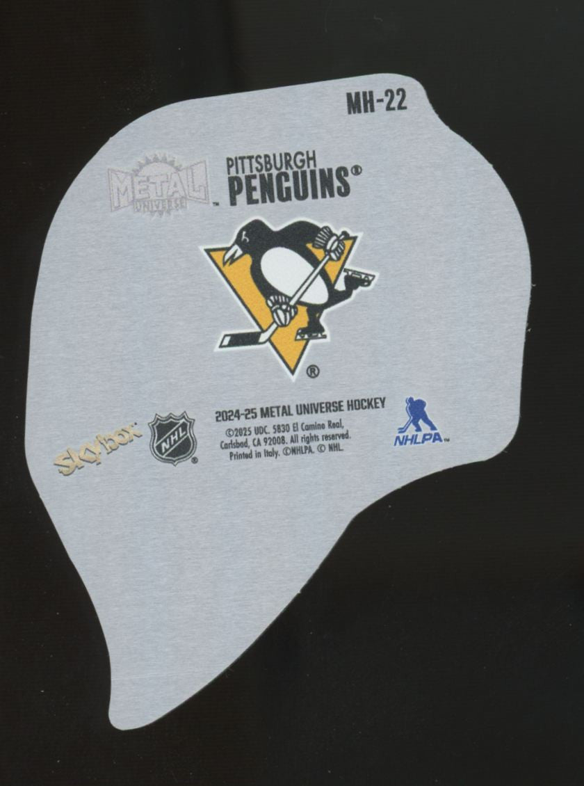2024-25 Metal Universe Pittsburgh Penguins Metalheads Die Cuts #MH-22