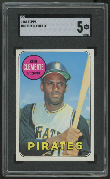 1969 Topps Roberto Bob Clemente #50 SGC 5 *511