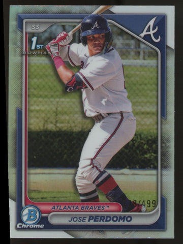 2024 Bowman Chrome Jose Perdomo 1st Refractor 178/499 #BCP-220