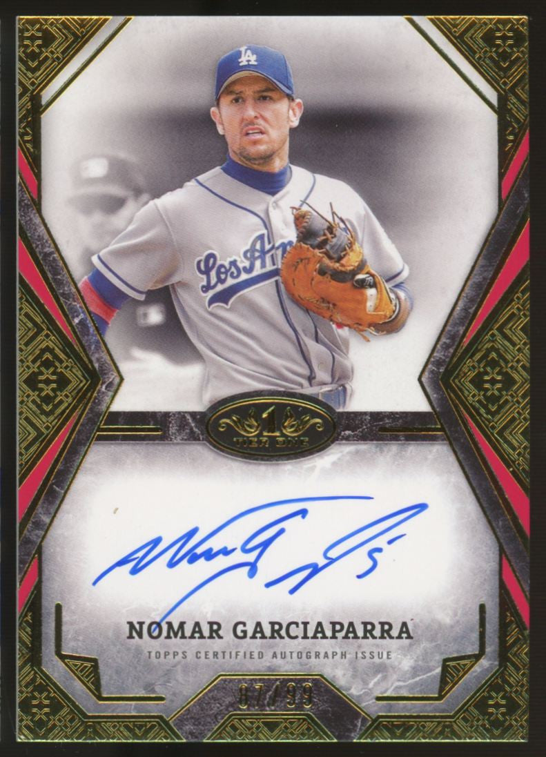 2025 Topps Tier One Nomar Garciaparra Tier One Talent Auto /99 #TOTA-NG