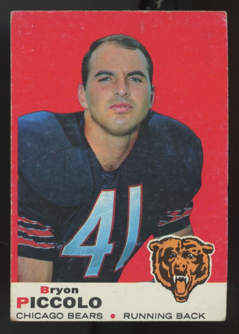 1969 Topps Bryon Piccolo RC #26 VG