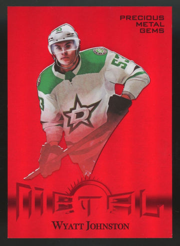 2024-25 Metal Universe Wyatt Johnson Red Precious Metal Gems Retro /100 #RT-7