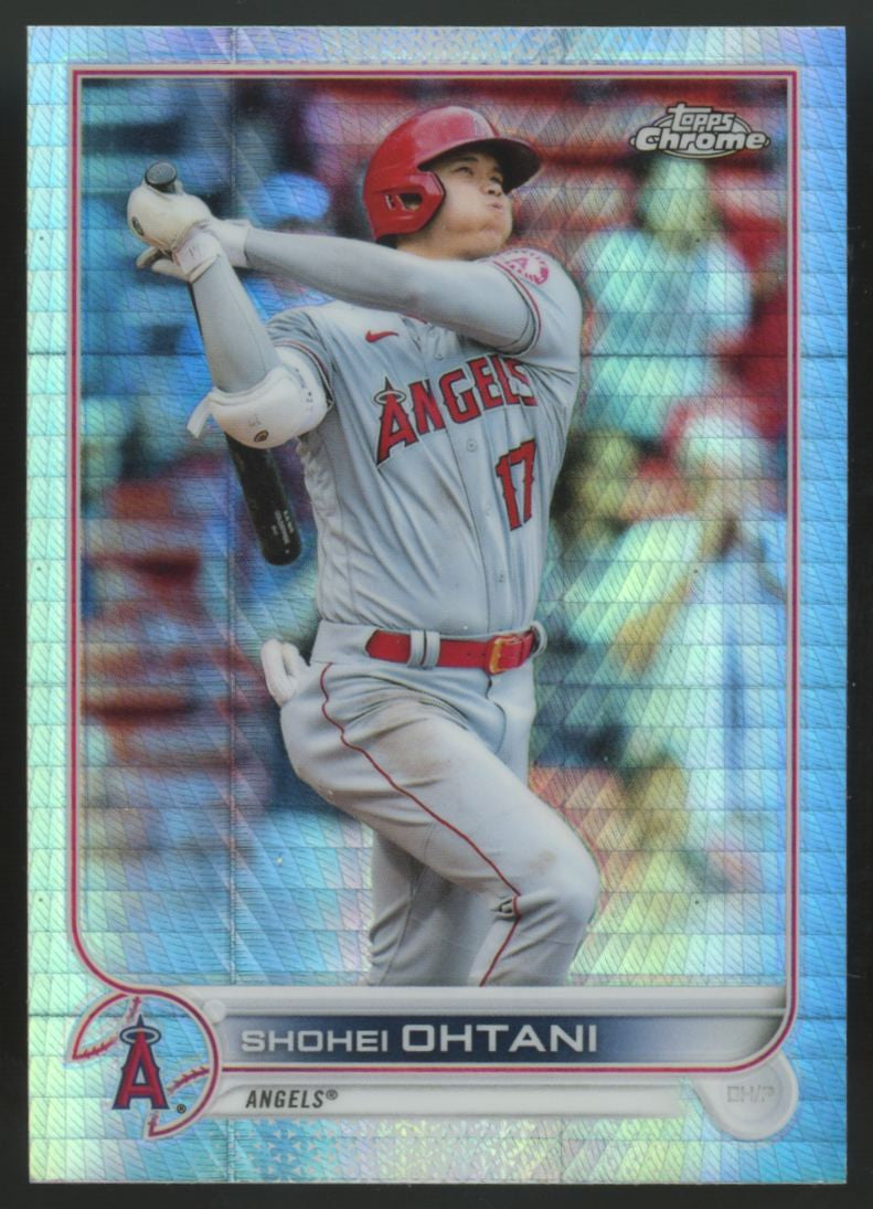 2022 Topps Chrome Shohei Ohtani Prism Refractor #1