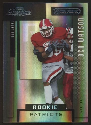2004 Playoff Prestige Ben Watson RC Xtra Points Black /25 #177