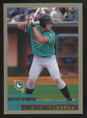 2000 Topps Traded Miguel Cabrera RC #T40