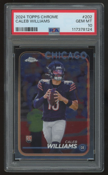 2024 Topps Chrome Caleb Williams RC #202 PSA 10