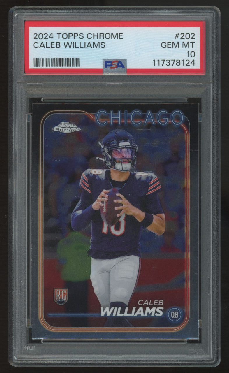 2024 Topps Chrome Caleb Williams RC #202 PSA 10