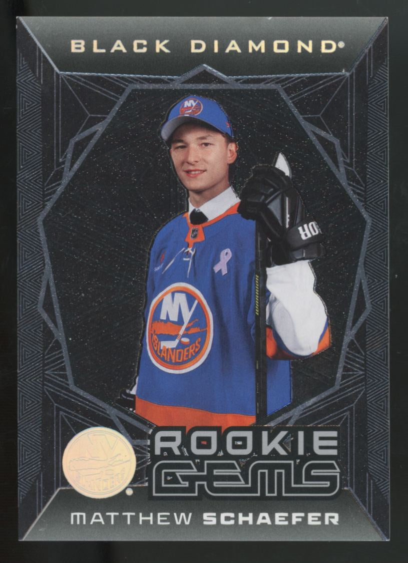 2025-26 Upper Deck Black Diamond Matthew Schaefer RC Gems /399 #RG-MS