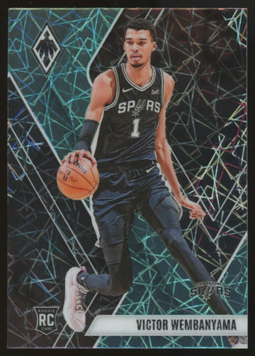 2023-24 Phoenix Victor Wembanyama RC Teal Lazer #256 "B"