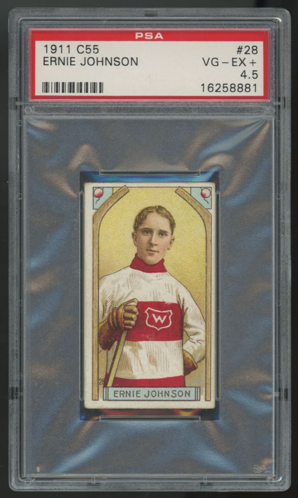 1911-12 C55 Imperial Ernie Johnson #28 PSA 4.5