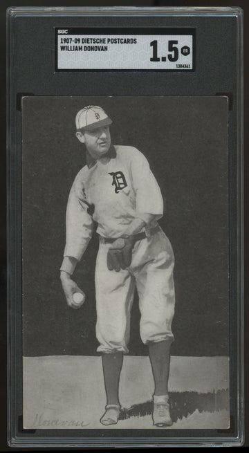 1907-09 Dietsche Postcards William Donovan SGC 1.5